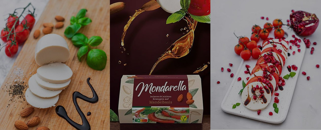 Mondarella: Weltweit erster veganer Mozzarella auf Mandelbasis