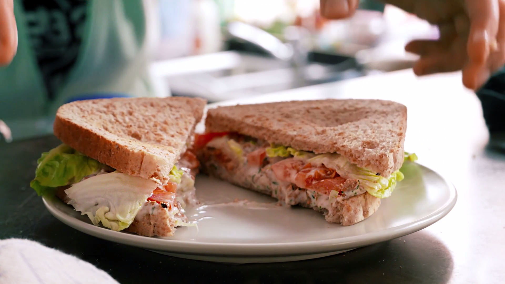 Veganes Thunfisch Sandwich