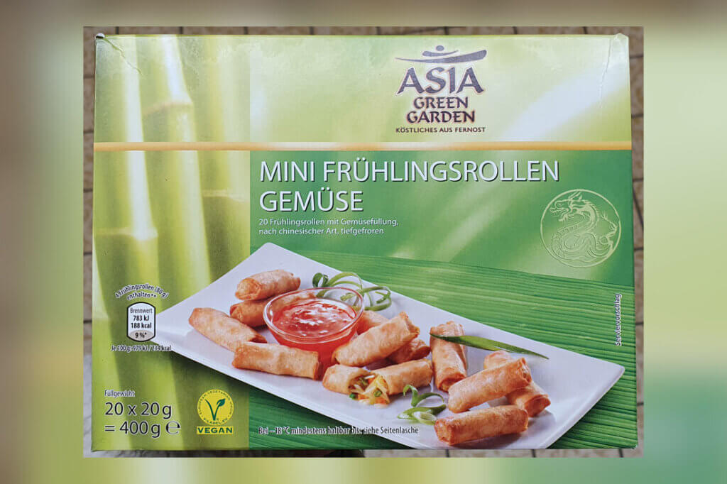 Asia Green Garden Mini Fruehlingsrollen Gemuese